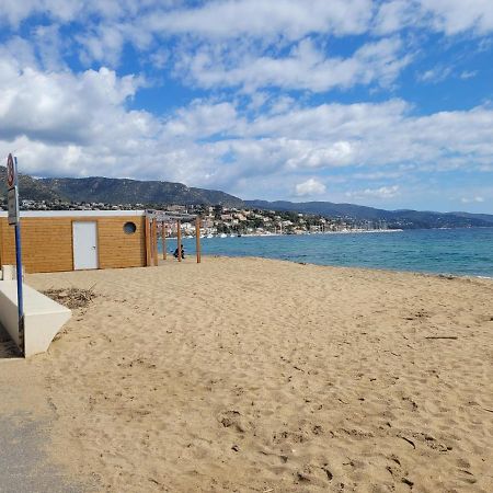 Appartement Paisible Avec Vue Panoramique Mer Et Acces Direct Plage ボルム・レ・ミモザ エクステリア 写真